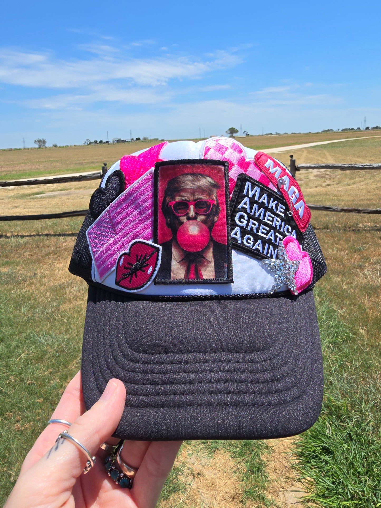 Stay Rowdy & Bubble Trump Caps