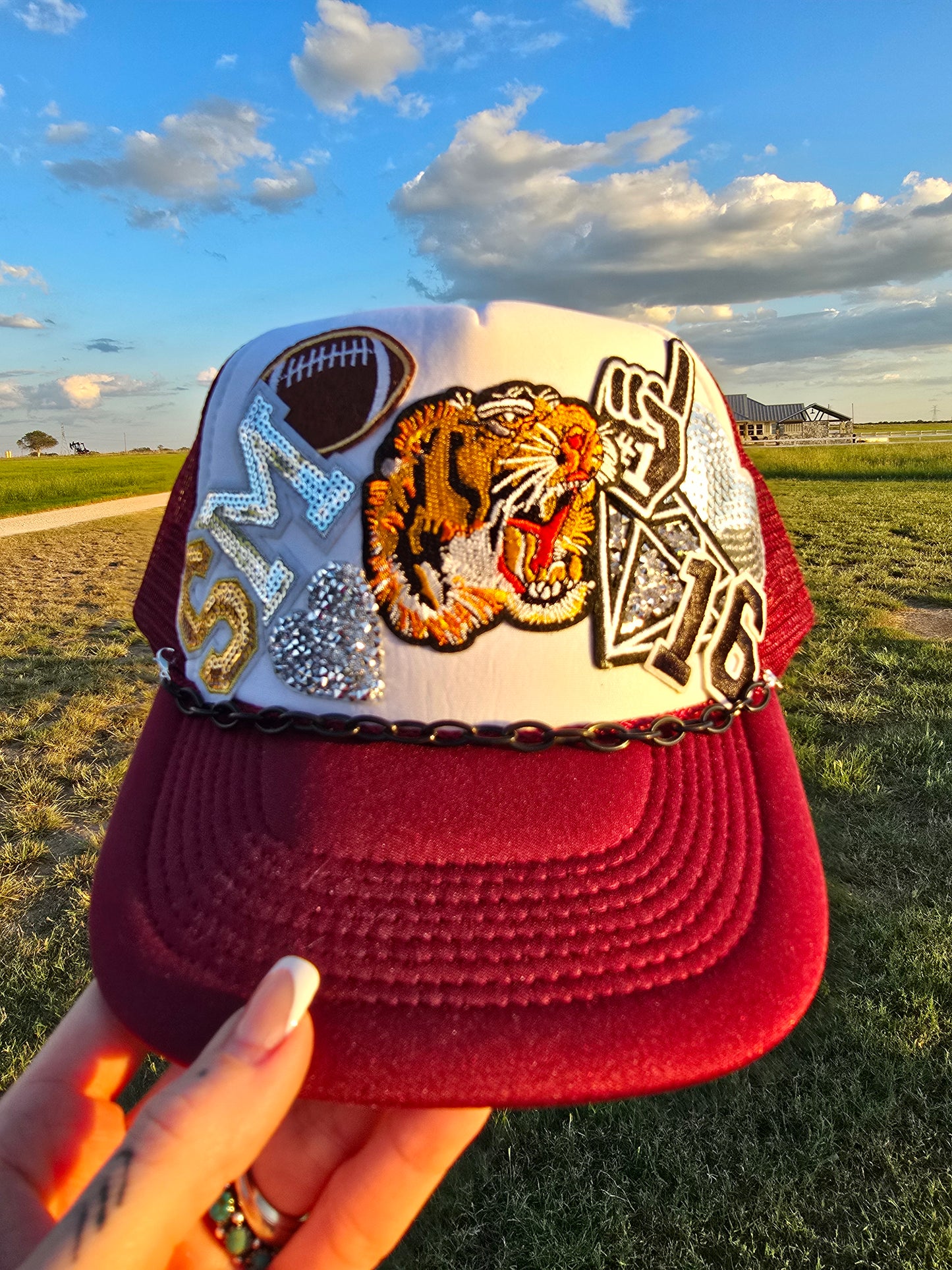 Tigers Patched Trucker Caps