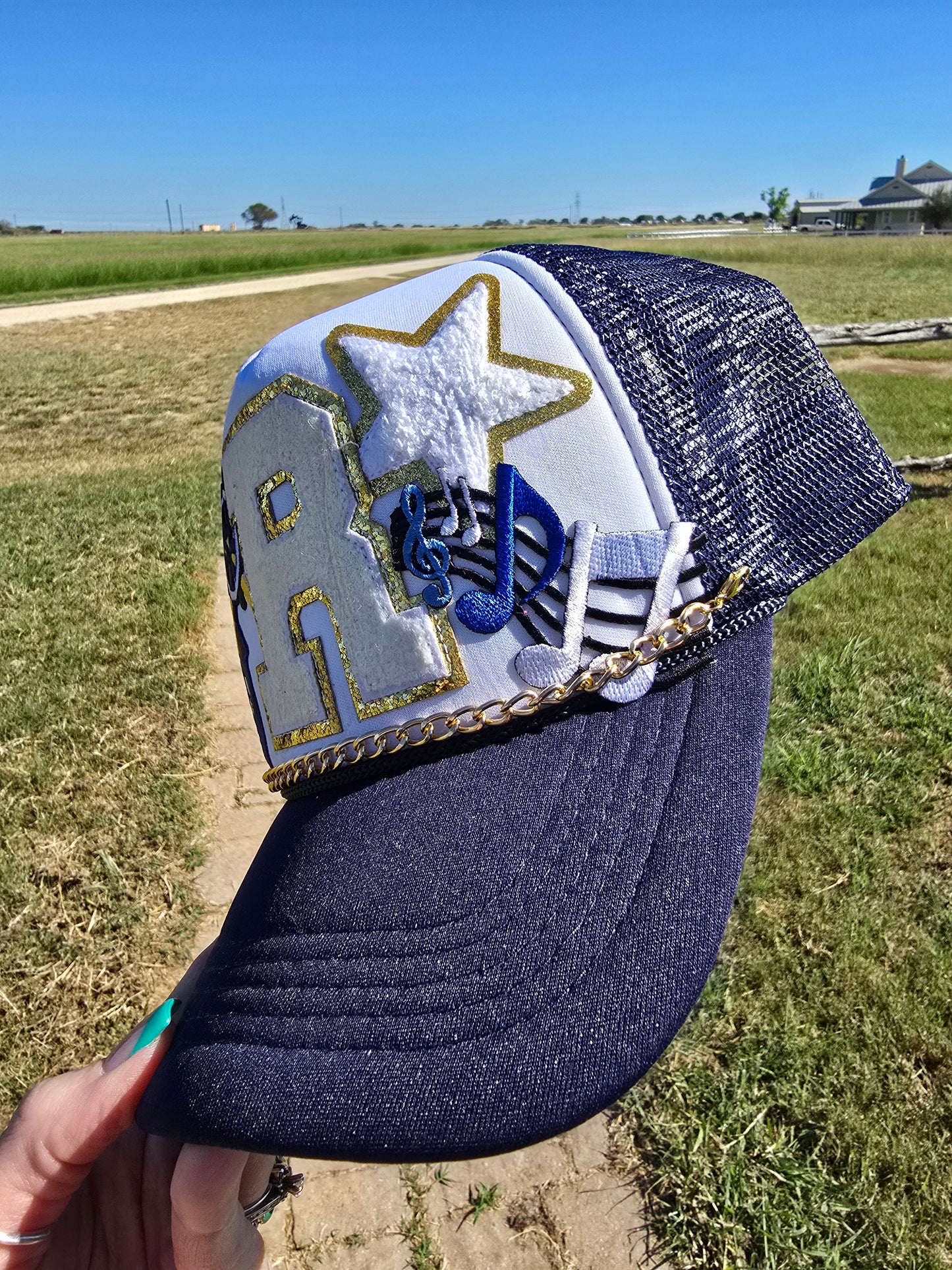 Colorguard& BaNd Patched Trucker Cap