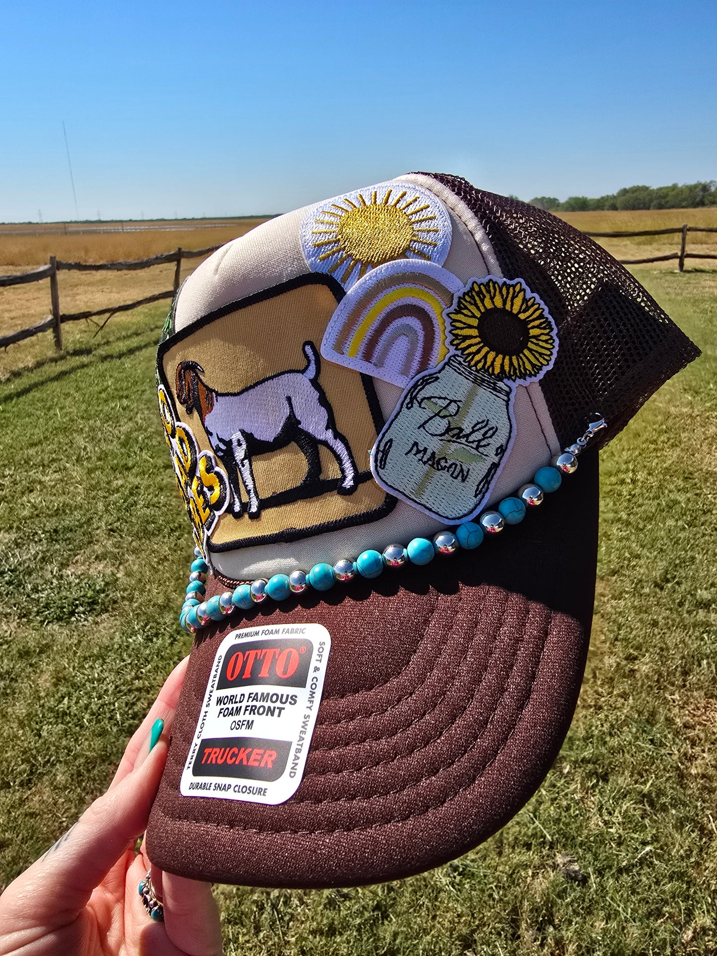 Goat Vibez Patched Trucker Cap