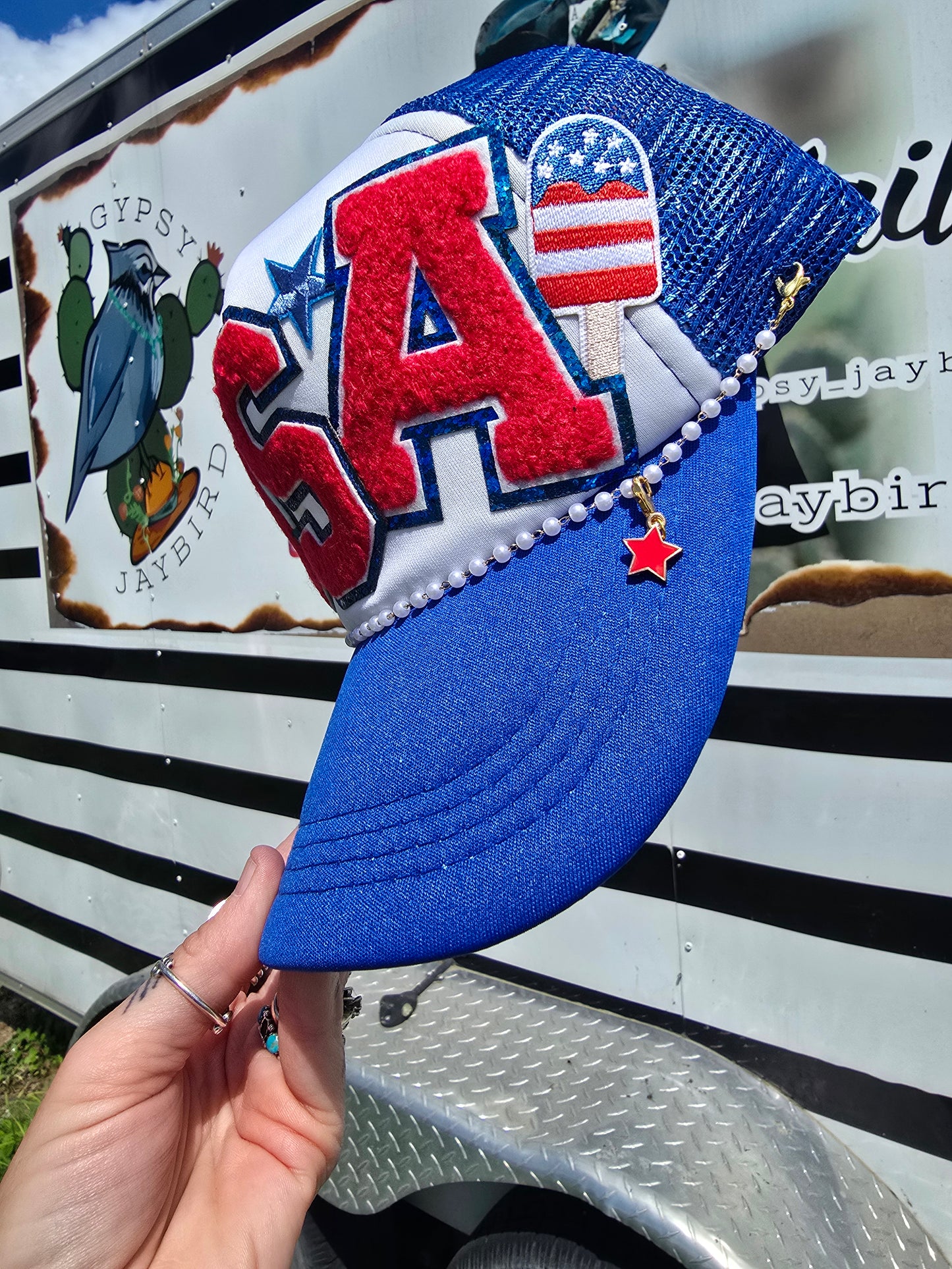 USA Patched Trucker cap