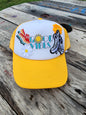 Yellow Good Vibes Trucker