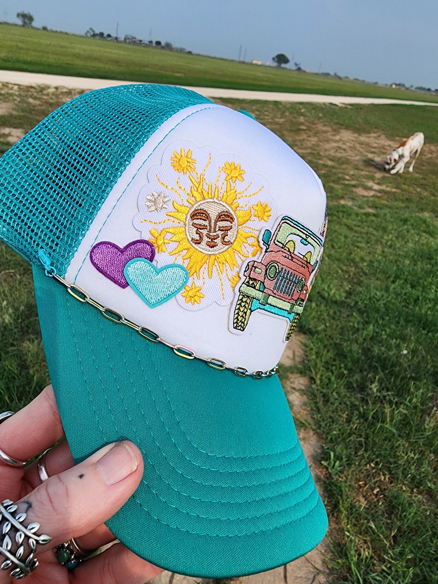Jeep & Sunshine Trucker Cap