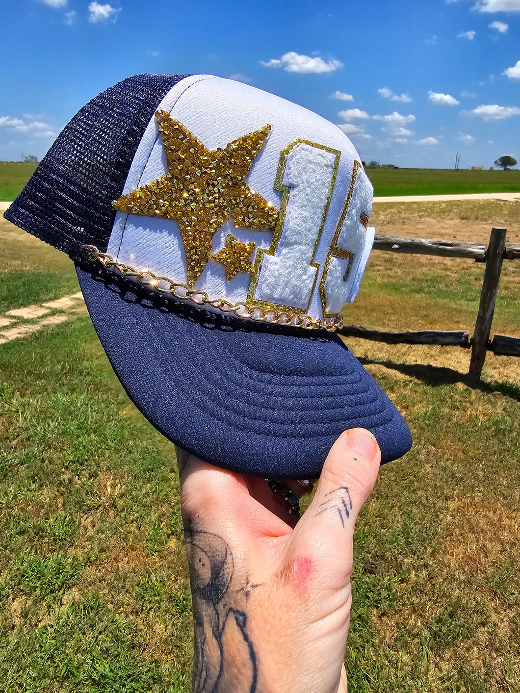 #15 Patched Trucker Cap