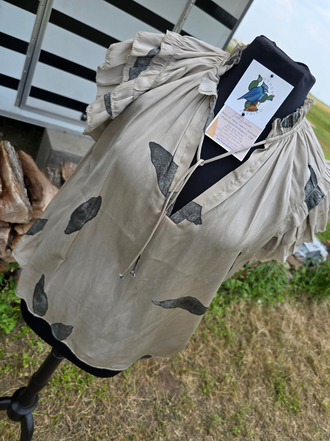 Abstract Leaves Top