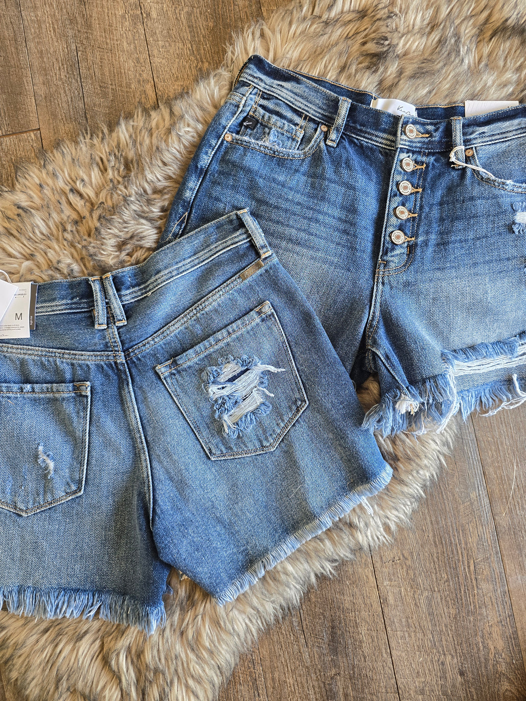 KanCan Button-up Shorts