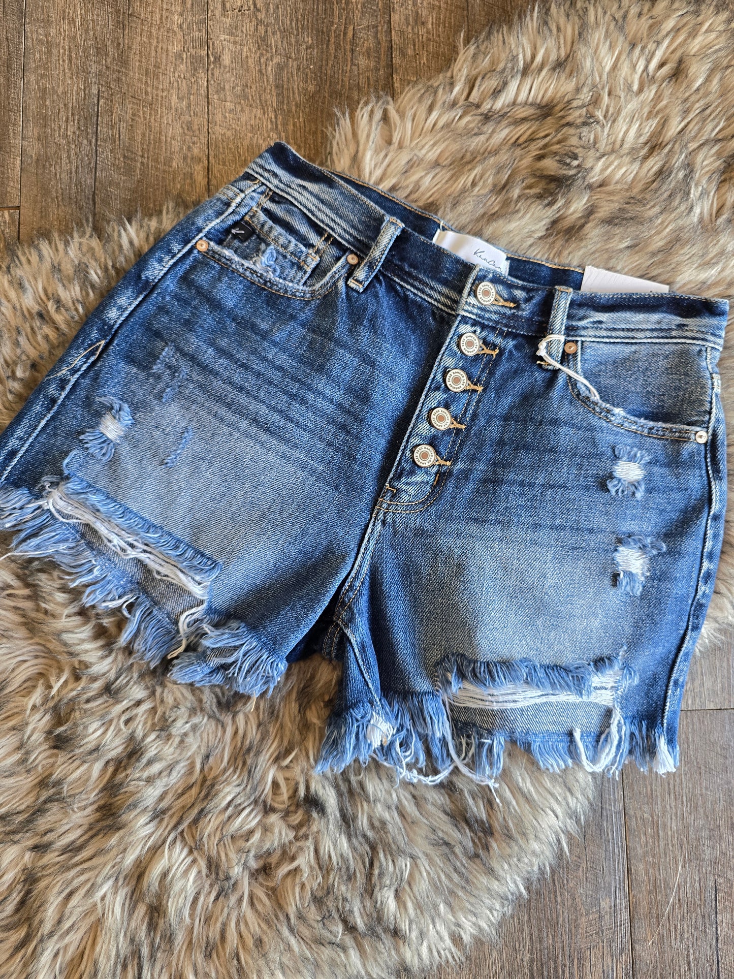 KanCan Button-up Shorts