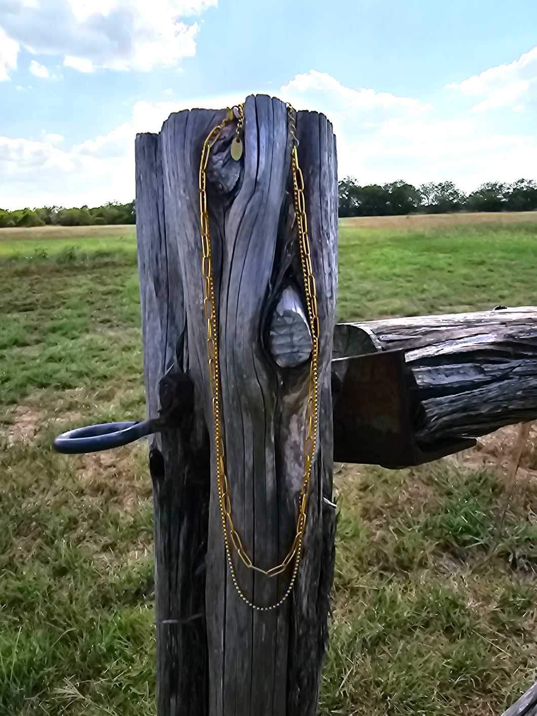 Double Layer Chain necklace