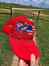 Load image into Gallery viewer, TX USA Patched Trucker cap
