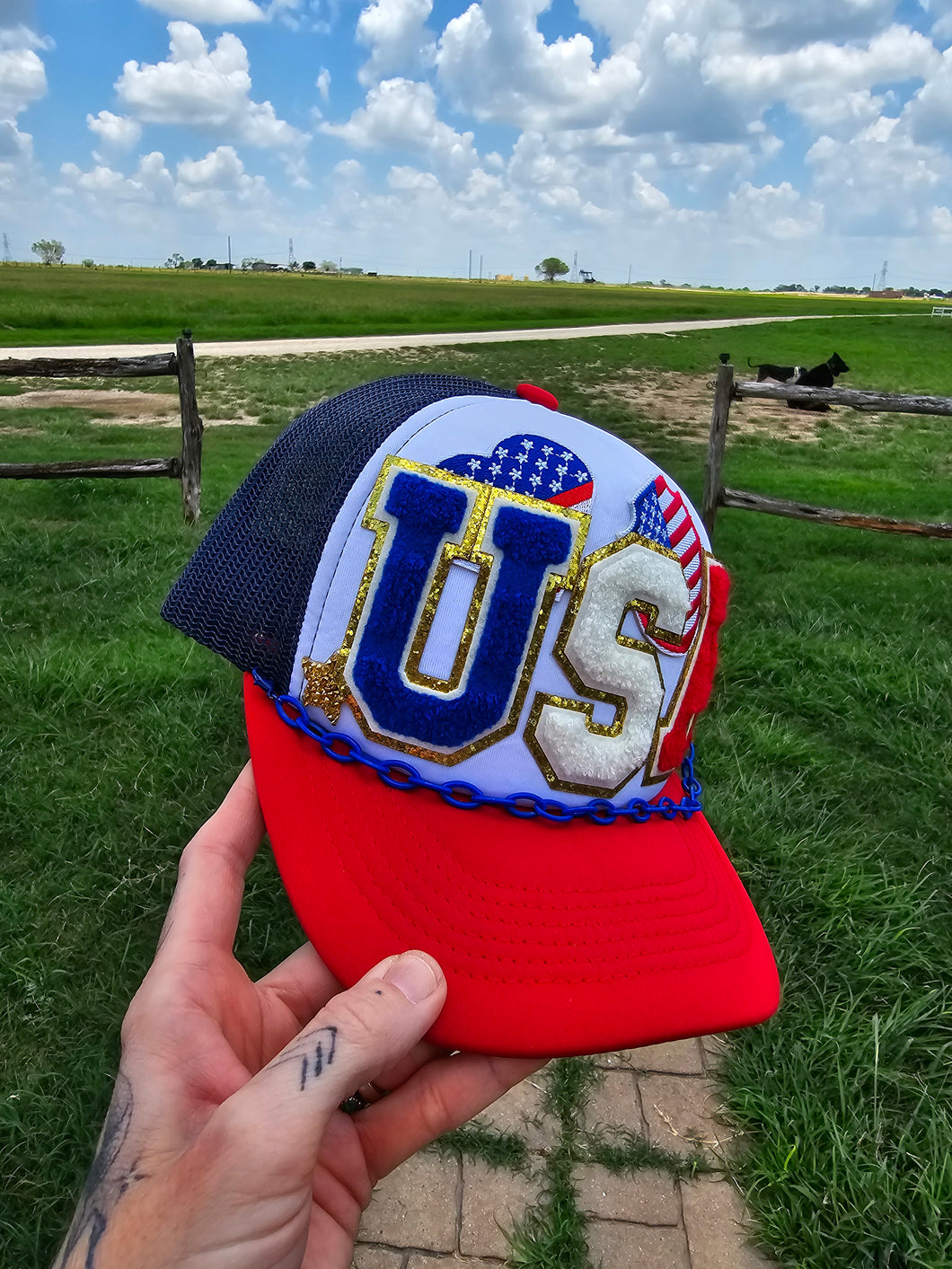 USA Patched Trucker Cap