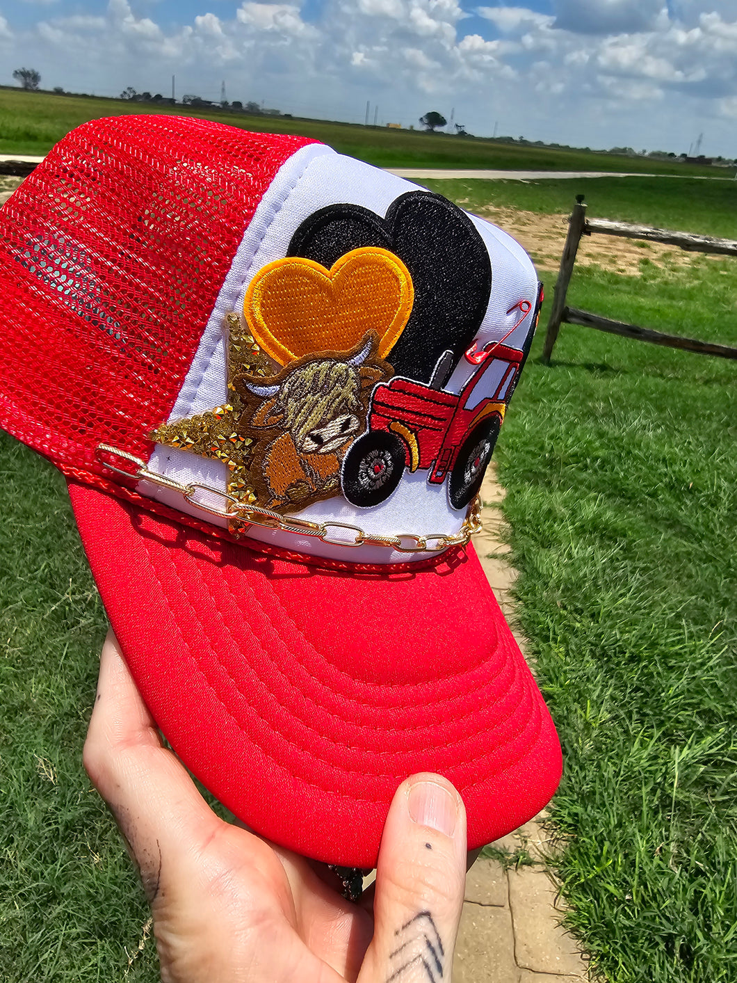 Farm Life Patched Trucker Cap
