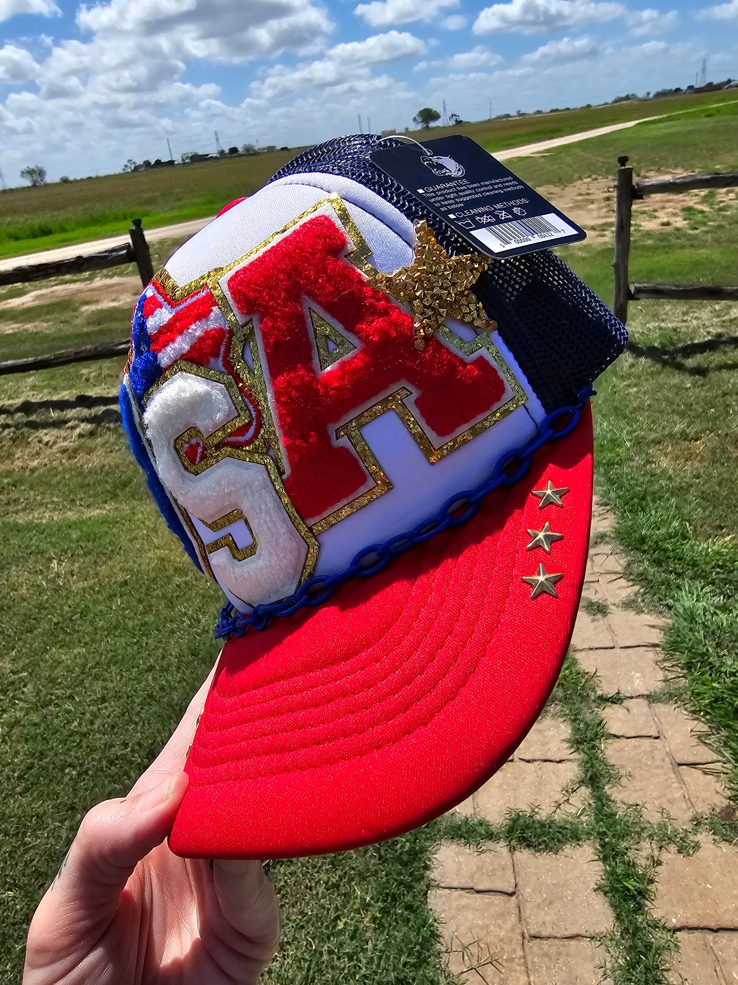 Stars of the USA Patched Trucker Cap
