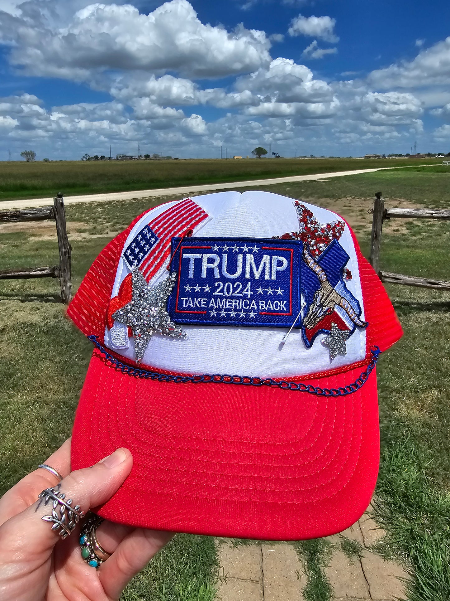 Texas Trump Trucker Cap