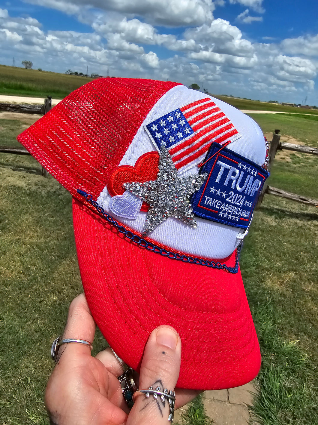 Texas Trump Trucker Cap