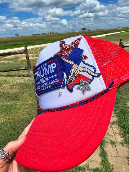 Texas Trump Trucker Cap