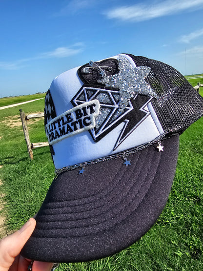 Dramatic Patched Trucker Cap