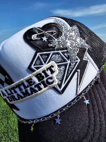 Dramatic Patched Trucker Cap