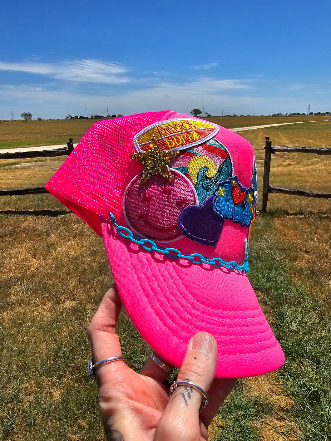 Gymnastics Patched Trucker Cap