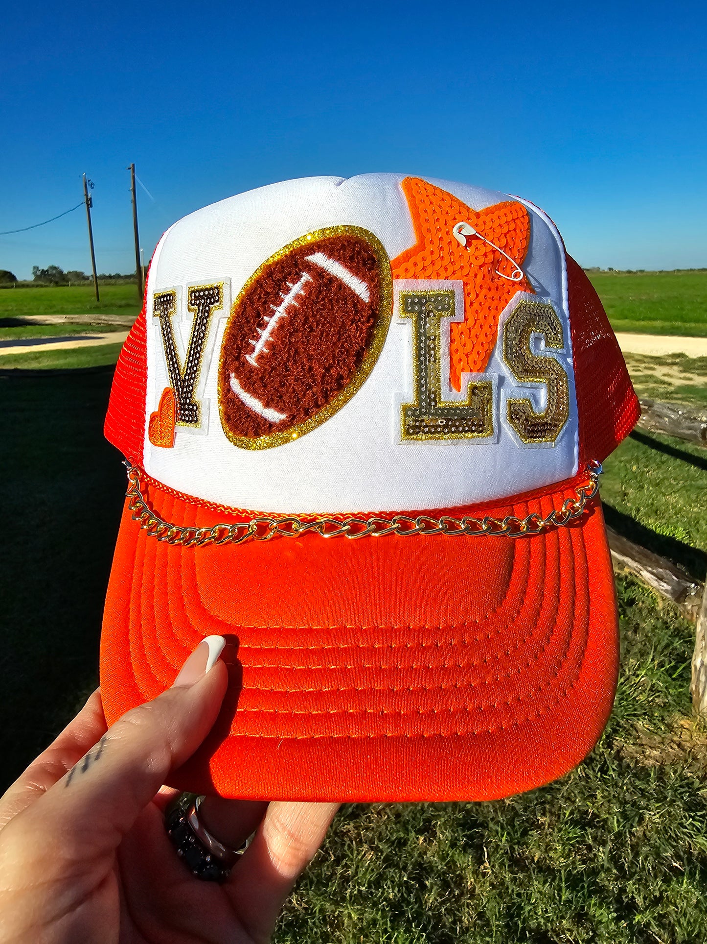 Vols Football Patched Trucker Cap
