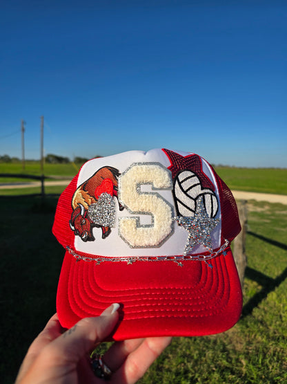 Buffalo Patched Trucker Cap