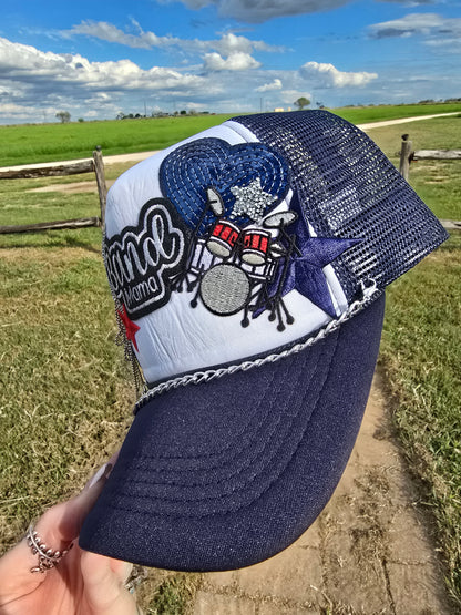 Drummer Mama Patched Trucker Cap