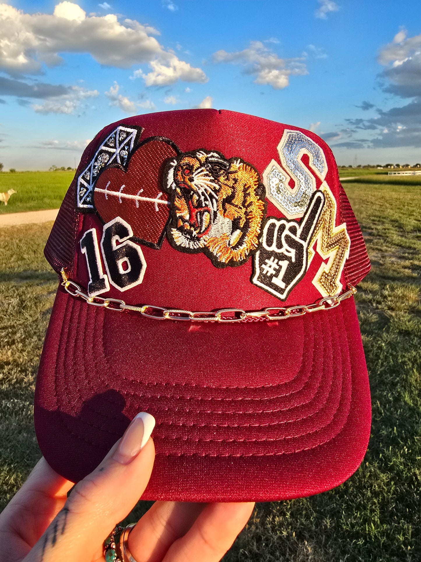 Tigers Patched Trucker Caps