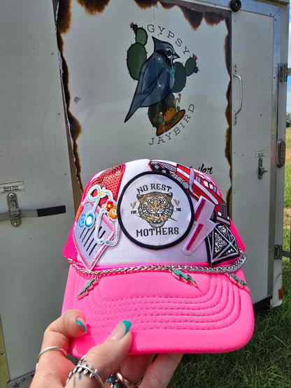 Trio of Patched Trucker Caps