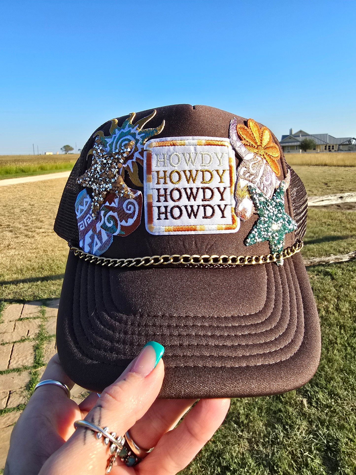 HowDy Patched Trucker Cap