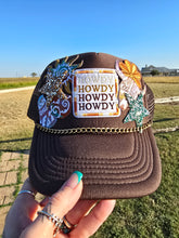 Load image into Gallery viewer, HowDy Patched Trucker Cap
