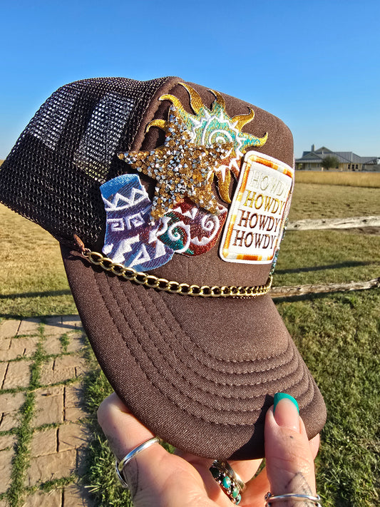 HowDy Patched Trucker Cap
