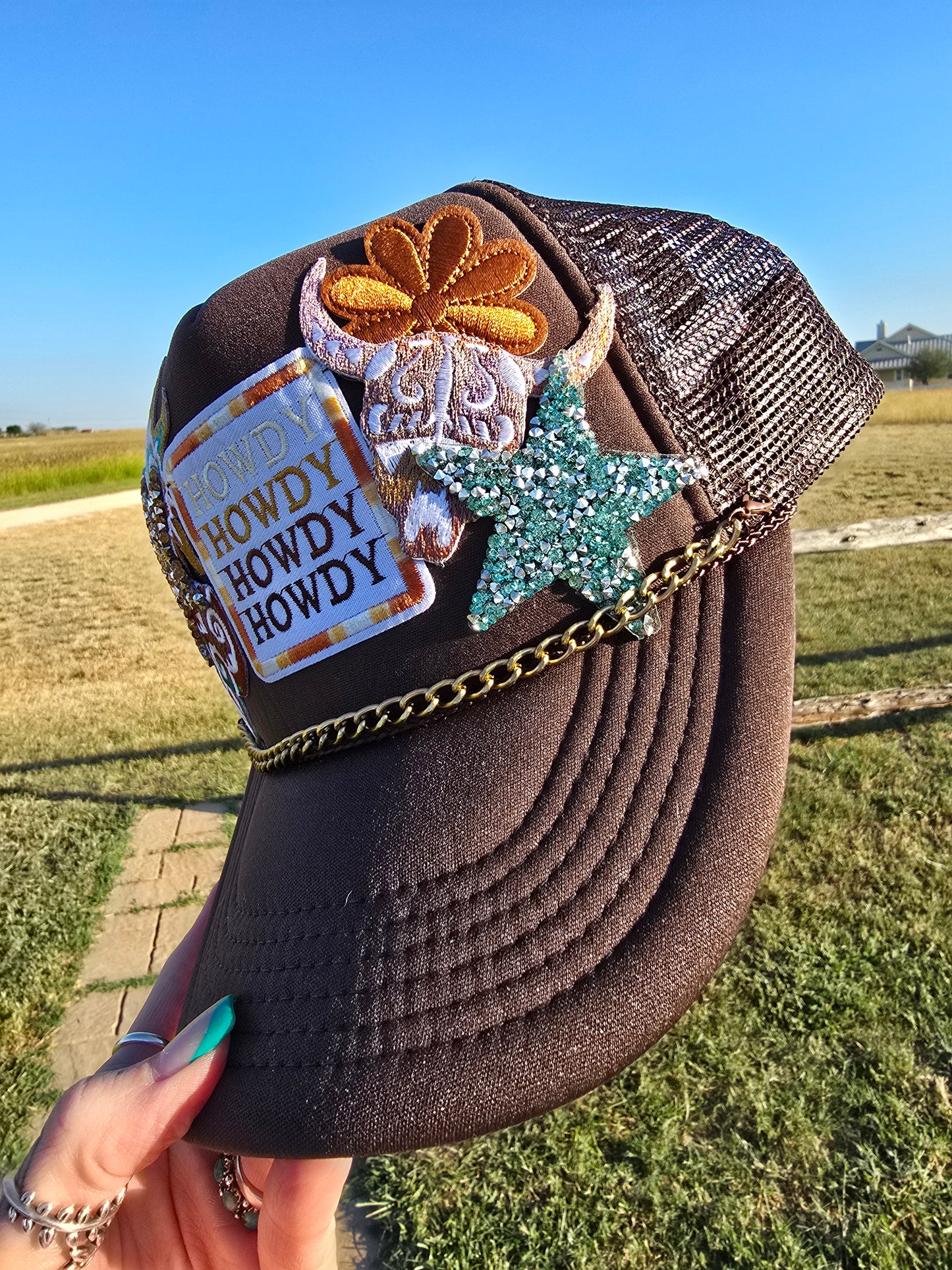HowDy Patched Trucker Cap