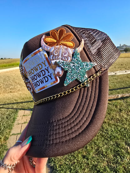 HowDy Patched Trucker Cap