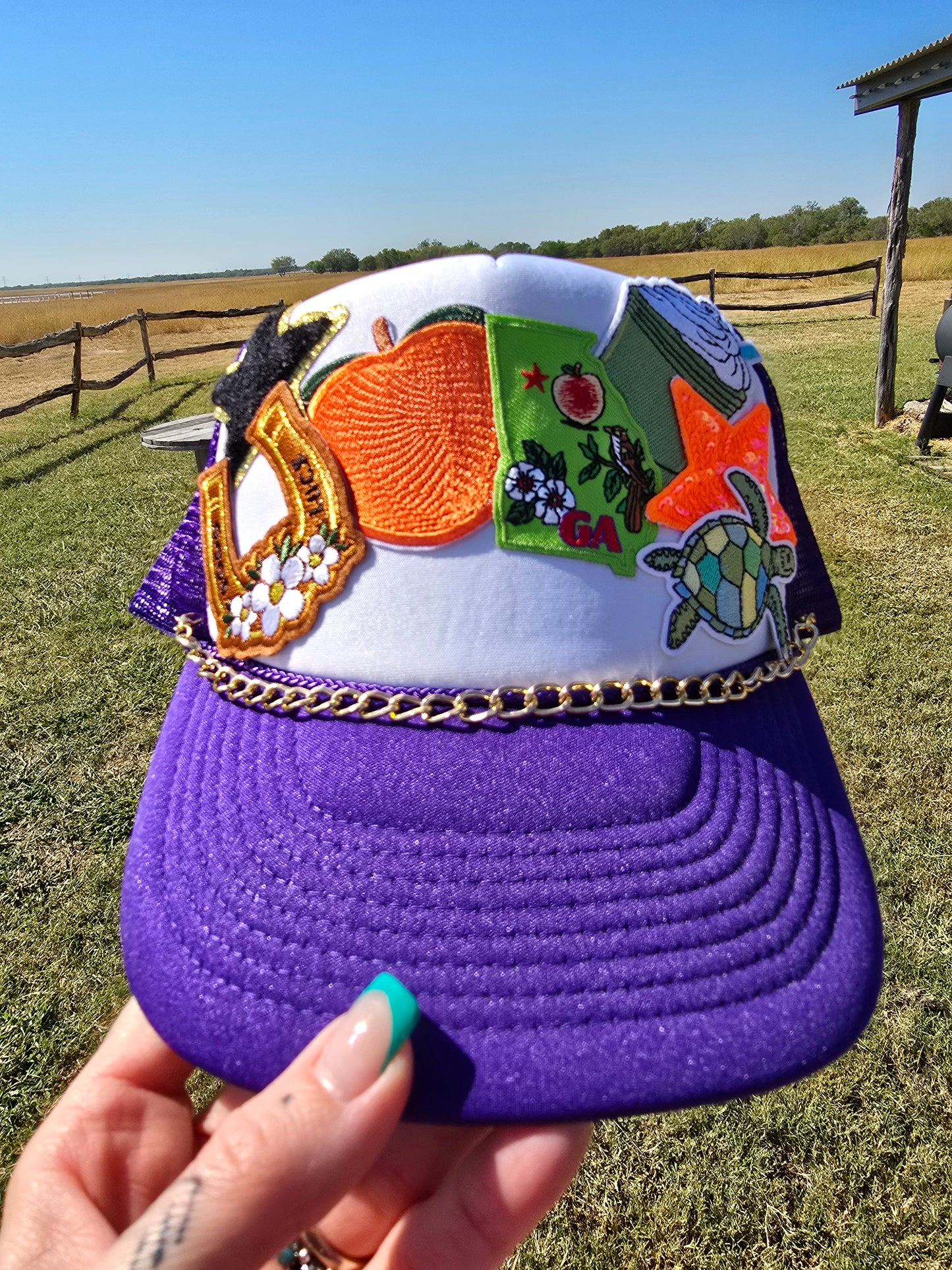 Georgia Patched Trucker Cap