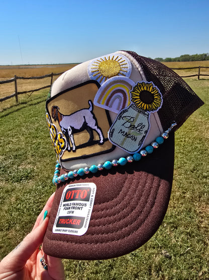 Goat Vibez Patched Trucker Cap