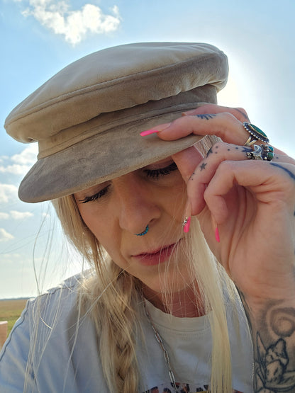 Velvet Cabbie Hats