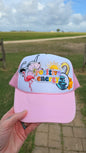 Pink PoSiTiVe Patched Trucker Cap