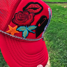 Load image into Gallery viewer, The Lucky Horse Shoe patched trucker cap
