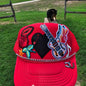 The Lucky Horse Shoe patched trucker cap