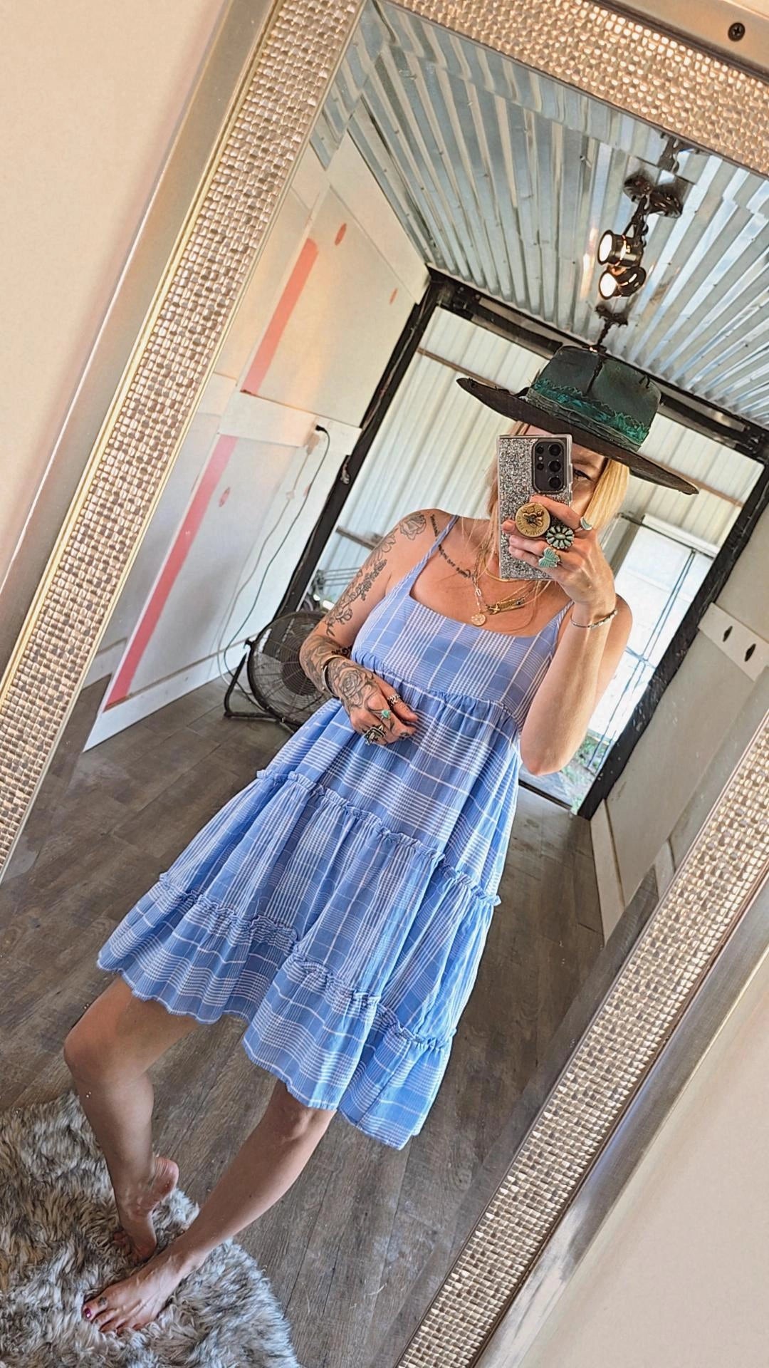 Blue Tank Dress
