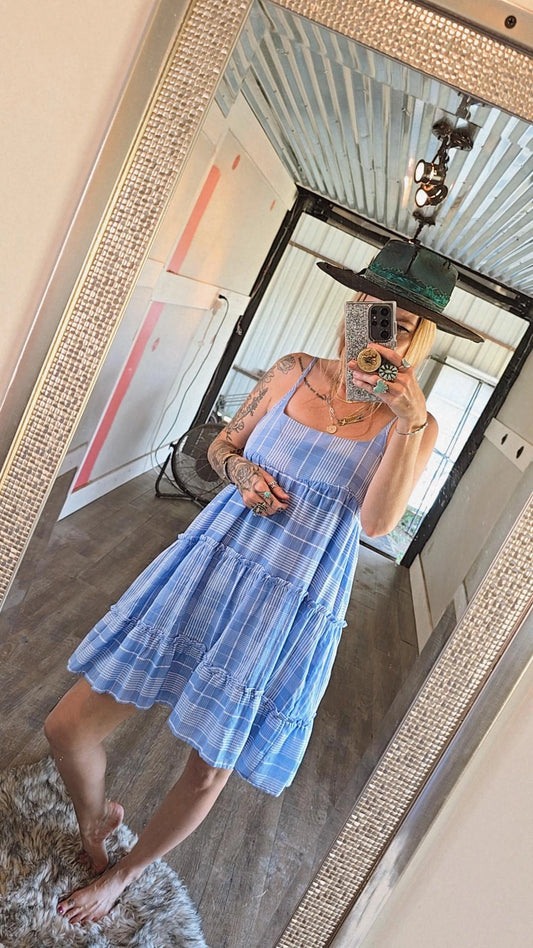 Blue Tank Dress