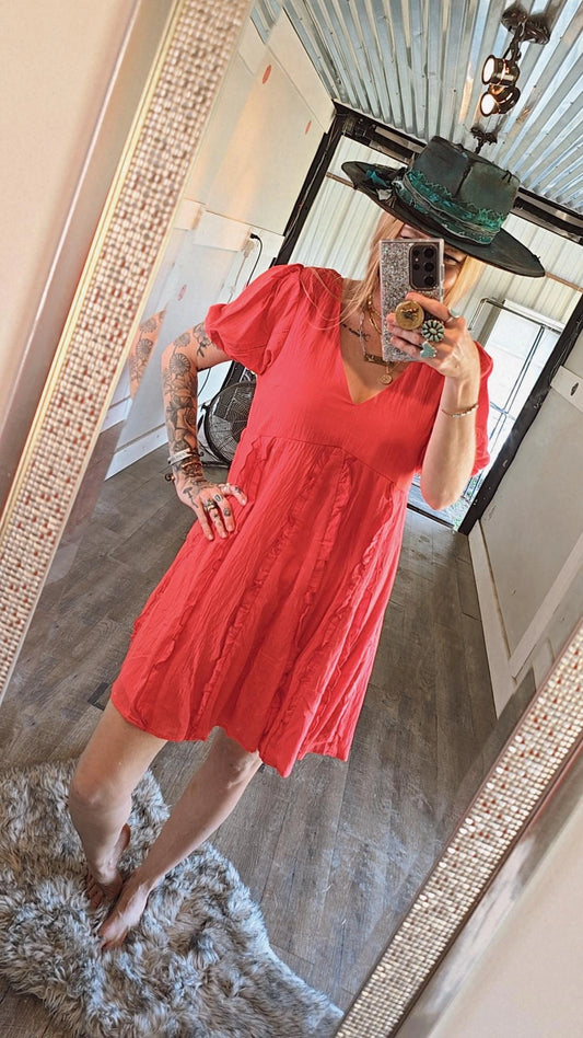 Subtle Ruffle Dress
