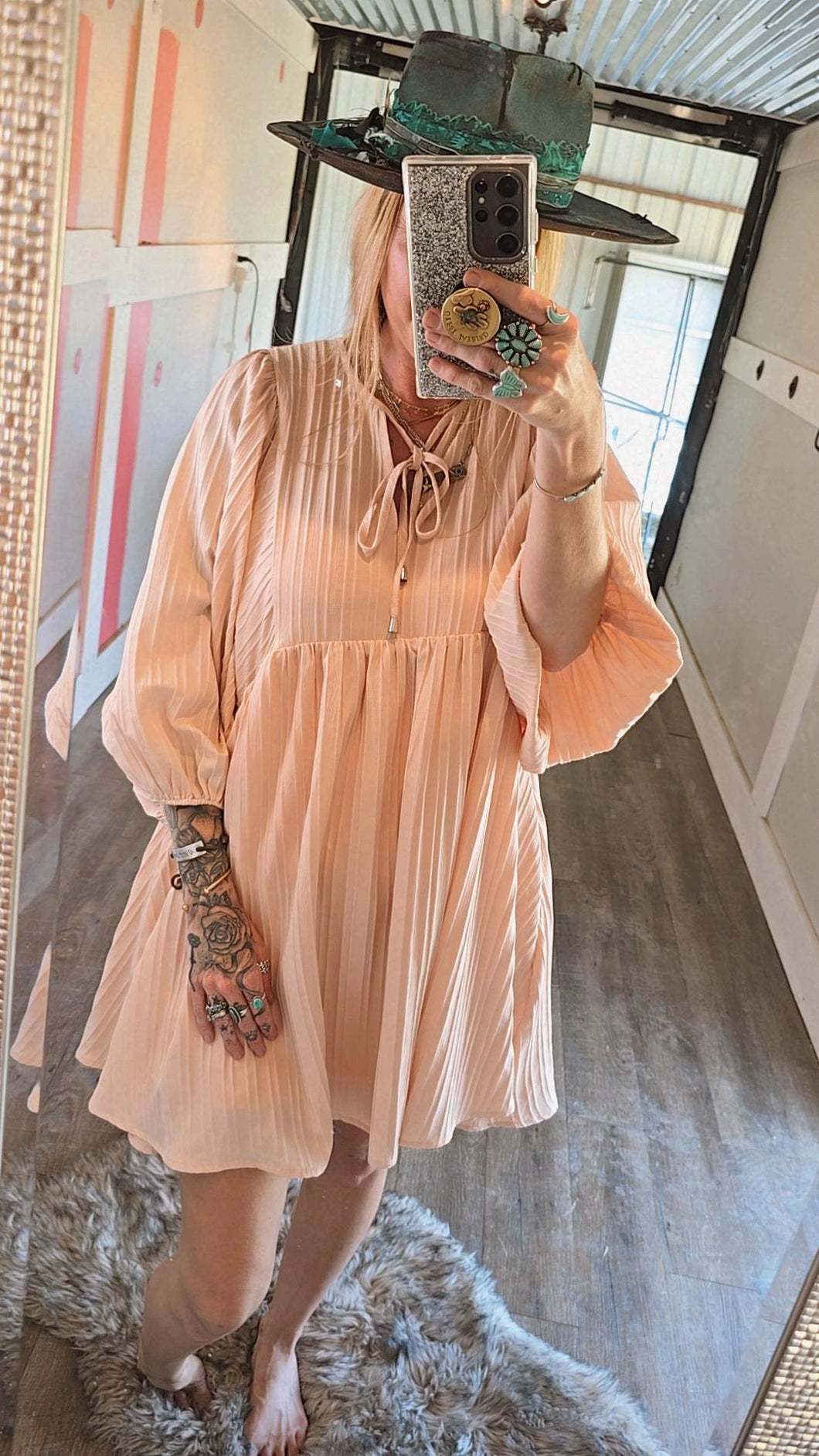 Peachy Pink Dress