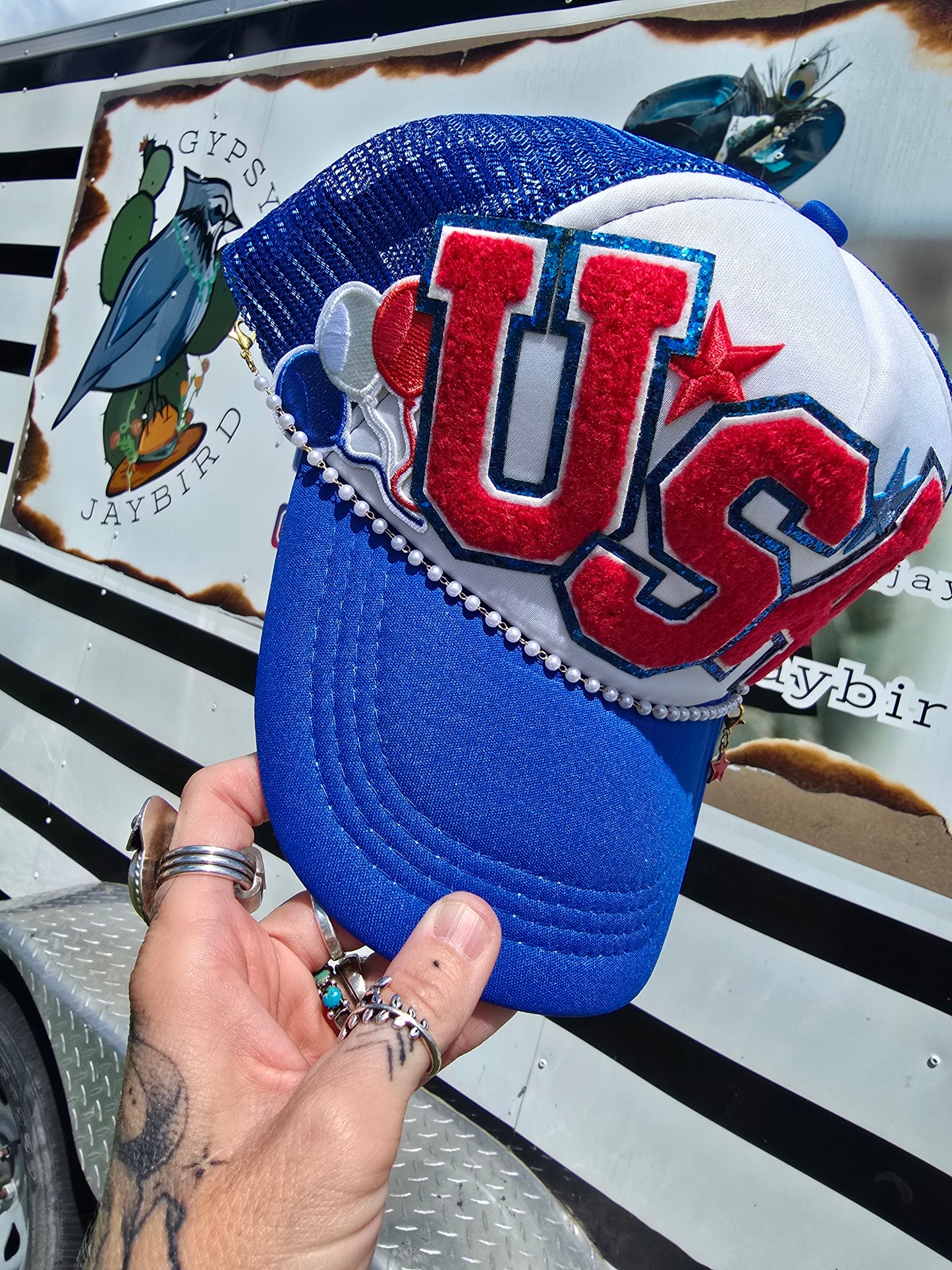 USA Patched Trucker cap