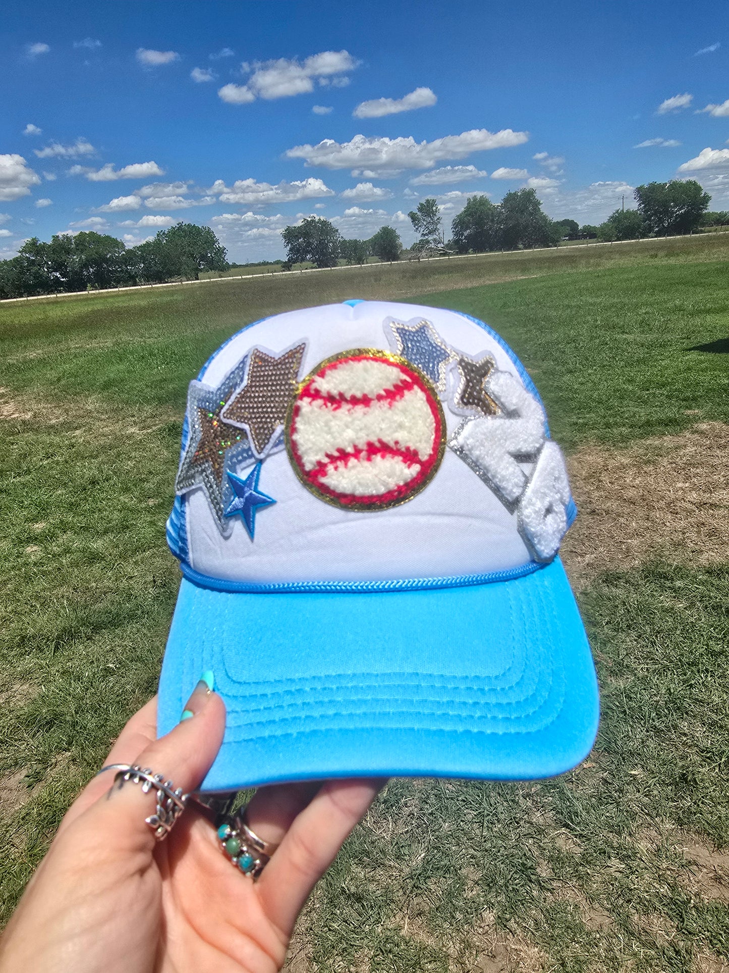 Baseball Patched Trucker Cap