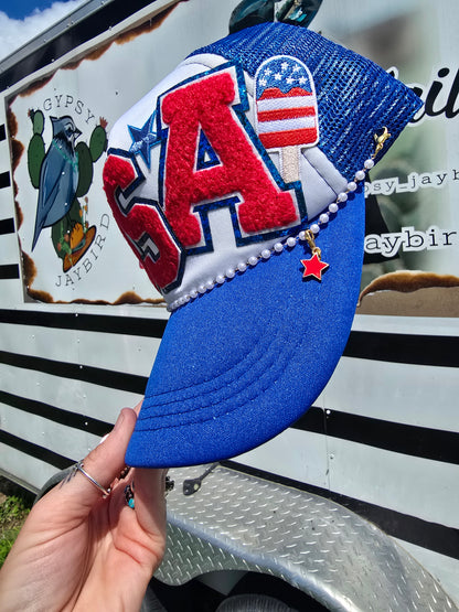 USA Patched Trucker cap