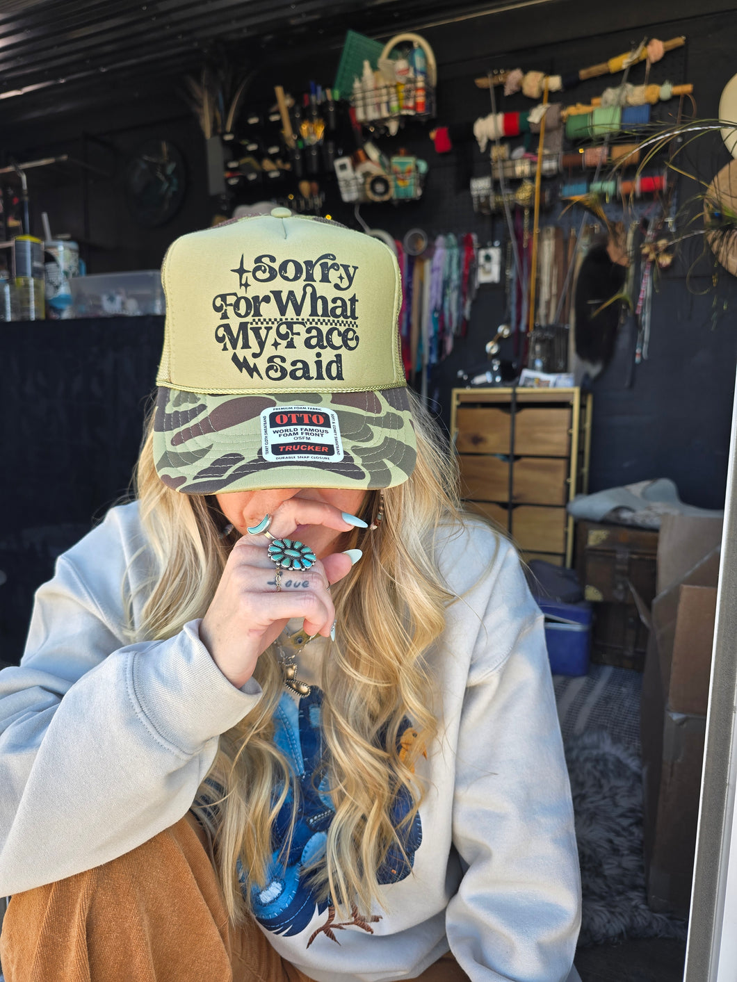 Sorry for what my face said Trucker