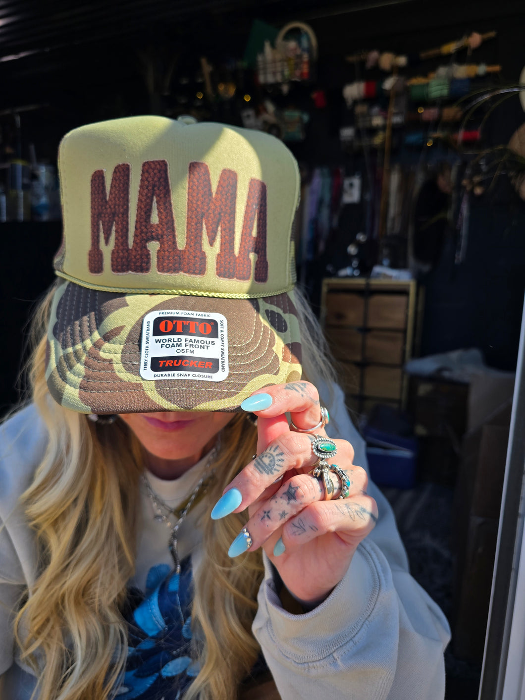 Camo Mama Trucker