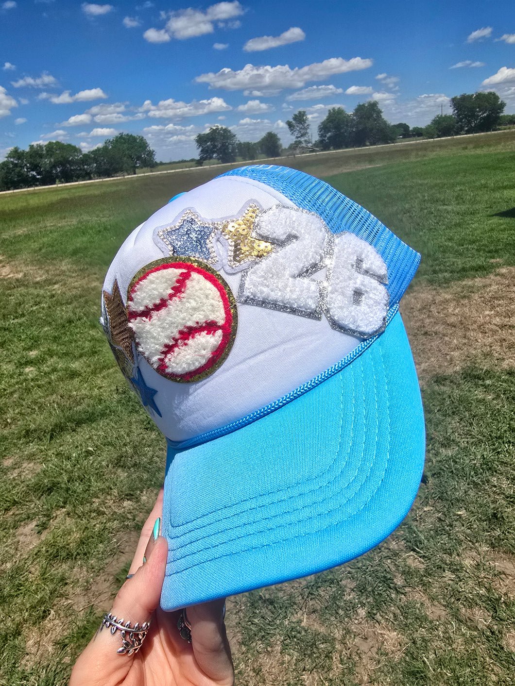Baseball Patched Trucker Cap