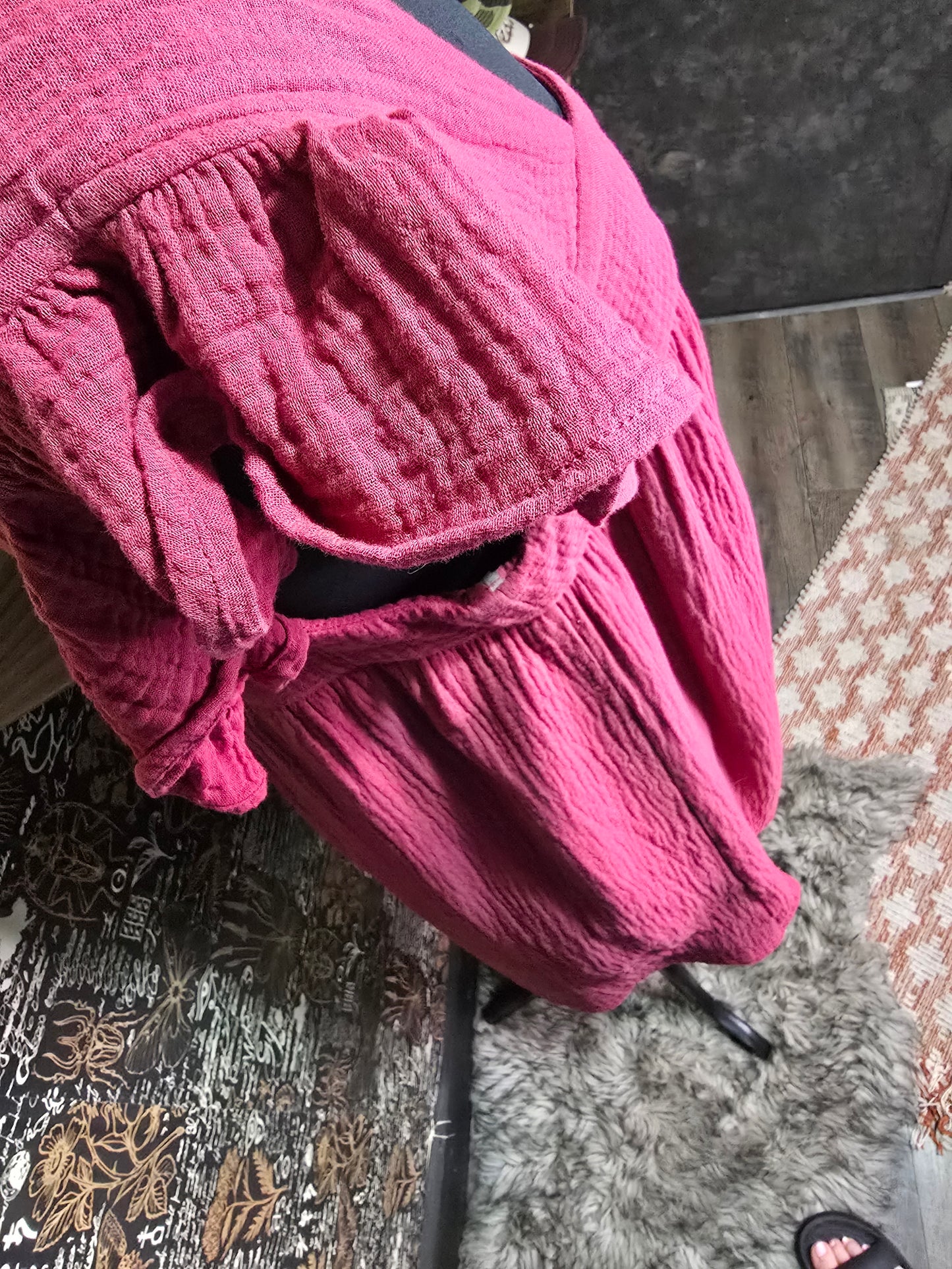 Mauve baby doll dress