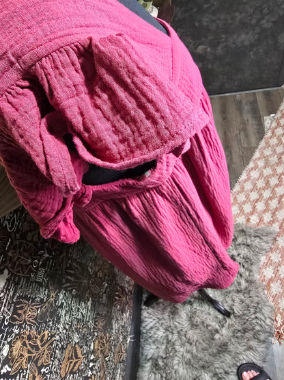 Mauve baby doll dress